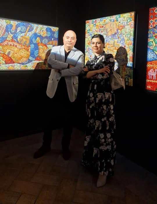 "Человек-праздник" Мир Азер Абдуллаев – лечебные свойства оптимизма и позитива экспозиции в Баку (ФОТО)