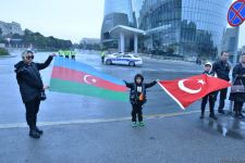 В Баку прошло шествие в связи с Днем Победы (ФОТО)