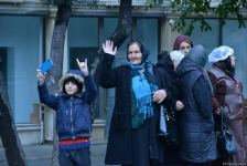 В Баку прошло шествие в связи с Днем Победы (ФОТО)