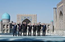 Президент Ильхам Алиев принял участие в церемонии посадки деревьев в Самарканде (ФОТО/ВИДЕО)