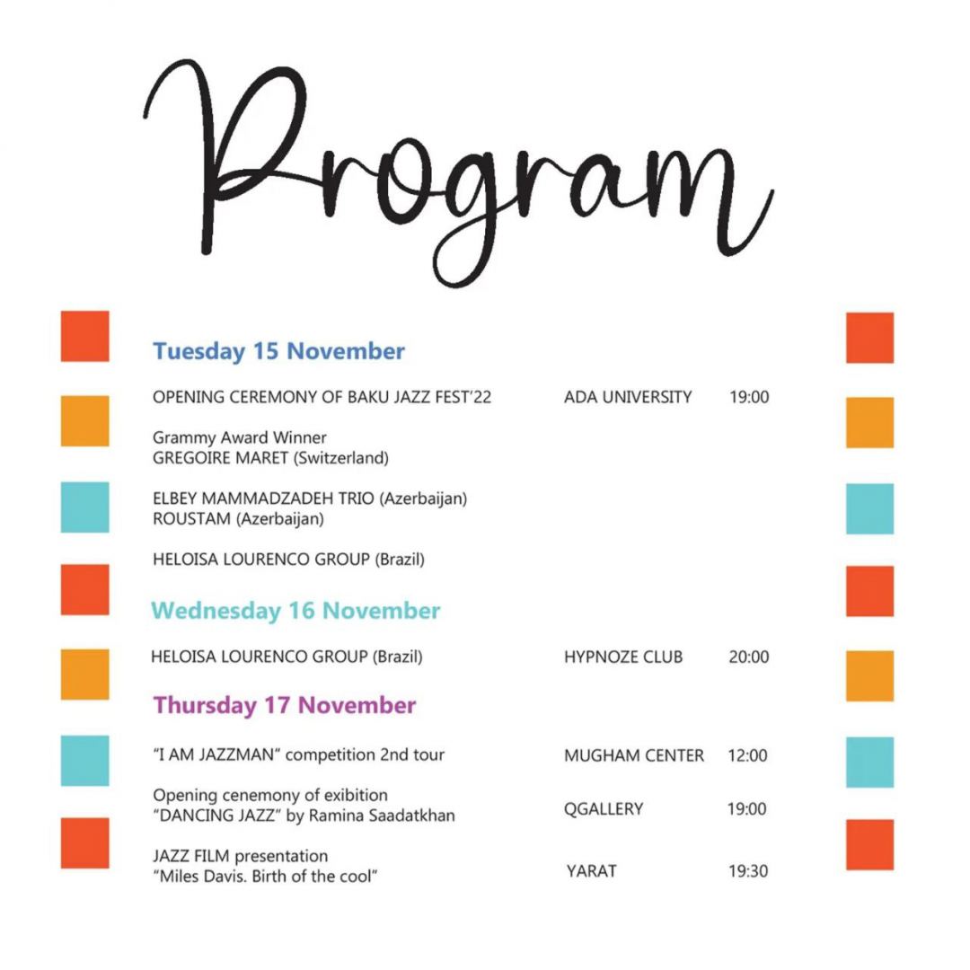 Бакинский джаз-фестиваль 2022 пройдет с участием мировых звезд – программа (ФОТО)