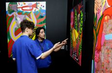 Необузданная стихия! В QGallery открылась выставка Рамины Саадатхан "Танцующий джаз" (ФОТО)