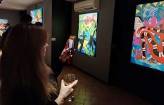 Необузданная стихия! В QGallery открылась выставка Рамины Саадатхан "Танцующий джаз" (ФОТО)