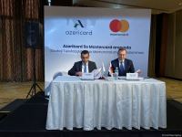 MasterCard и процессинговый центр Азербайджана подписали меморандум о сотрудничестве (ФОТО)