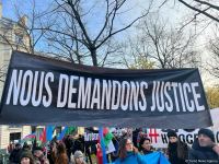 Азербайджанская община провела акцию протеста перед Национальным собранием Франции (ФОТО/ВИДЕО) (Обновлено)