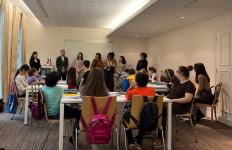 В Париже открылась азербайджанская воскресная школа "Натаван" (ФОТО)