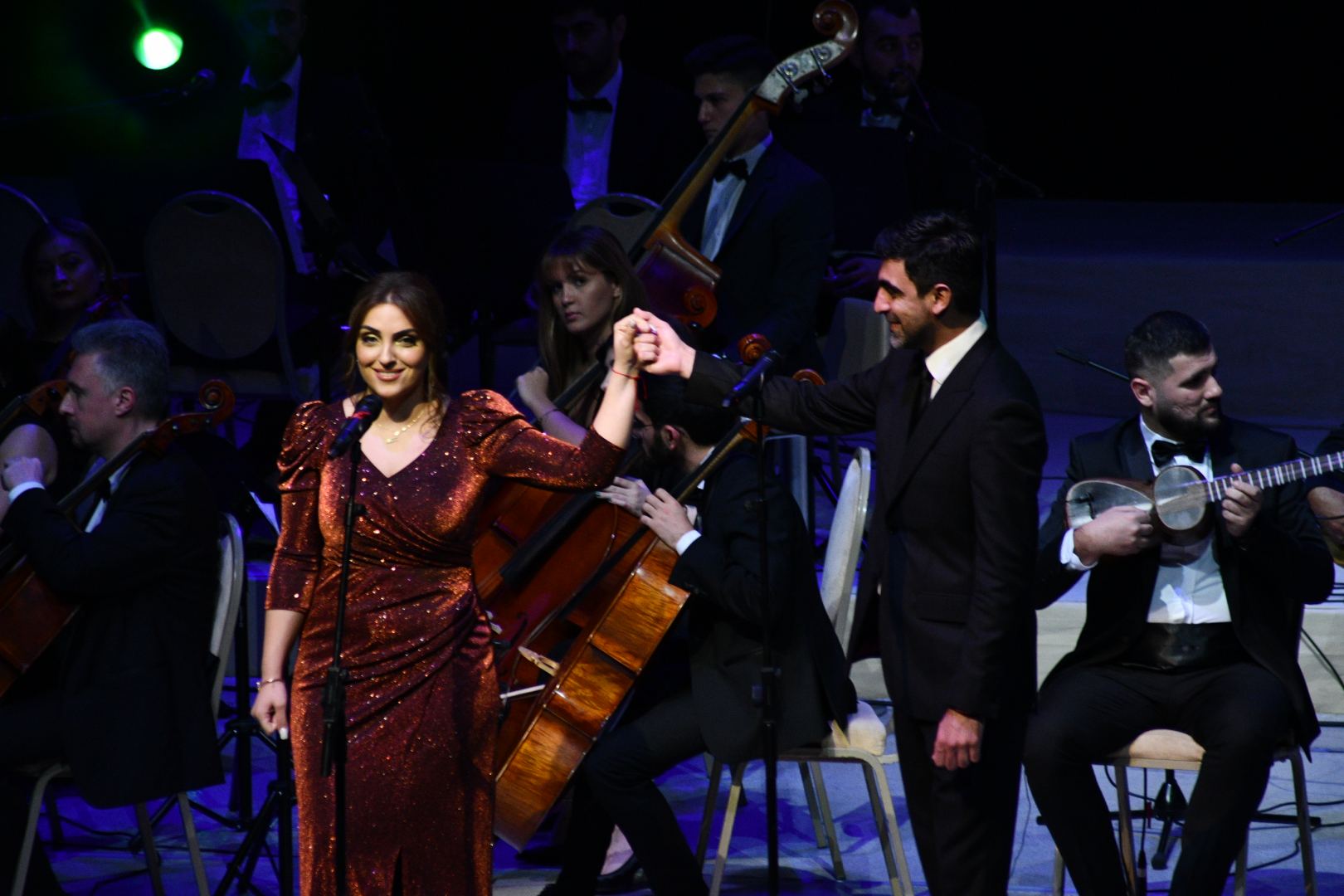 Внучка Шовкет Алекперовой – Шовкет исполняет "Шовкет". 100-летие легендарной певицы во Дворце Гейдара Алиева (ВИДЕО, ФОТО)