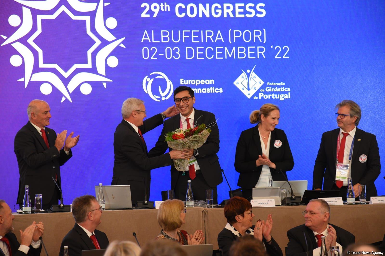 Фарид Гаибов переизбран президентом Европейской гимнастики (ФОТО)