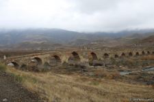 Национальный активист из Южного Азербайджана посетил Худаферинский мост (ФОТО)