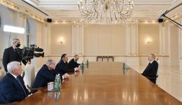 Президент Ильхам Алиев принял главу Республики Дагестан Российской Федерации (ФОТО)