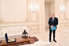 Президент Ильхам Алиев принял главу Республики Дагестан Российской Федерации (ФОТО)