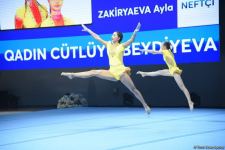 В Шеки стартовал второй день объединенных соревнований по гимнастическим дисциплинам (ФОТО)