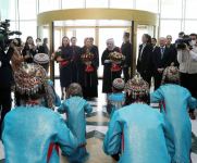 Первый вице-президент Мехрибан Алиева ознакомилась с выставками произведений изобразительного и декоративного искусства в городе Туркменбаши (ФОТО/ВИДЕО)