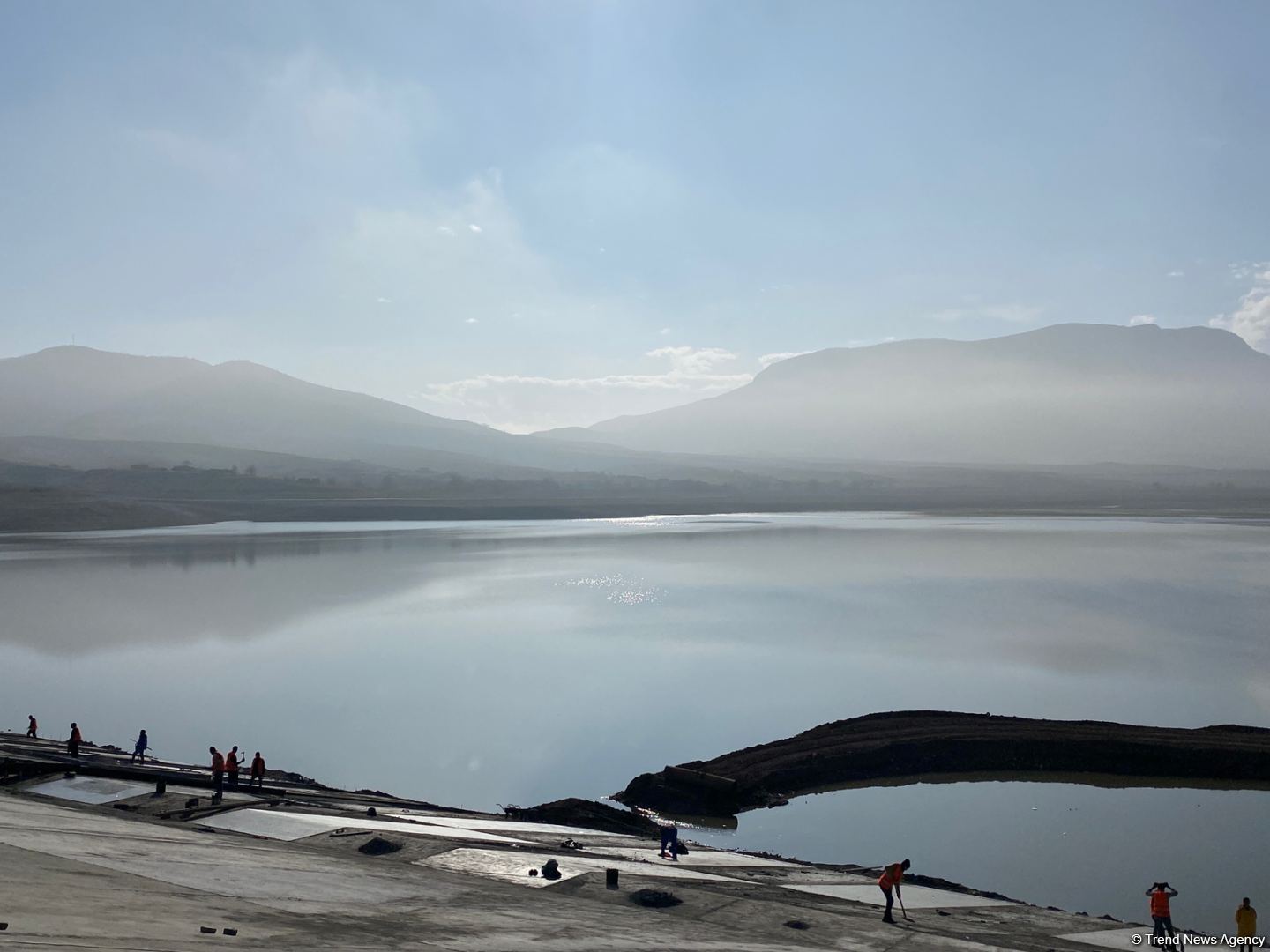 Организован медиа-тур на водохранилища Хачинчай и Суговушан (ФОТО)