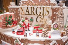 Состоялось официальное открытие NARGIS CITY -  инсталляция c более 100 кг пряничного теста (ВИДЕО, ФОТО)