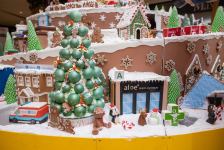 Состоялось официальное открытие NARGIS CITY -  инсталляция c более 100 кг пряничного теста (ВИДЕО, ФОТО)