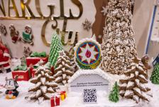 Состоялось официальное открытие NARGIS CITY -  инсталляция c более 100 кг пряничного теста (ВИДЕО, ФОТО)