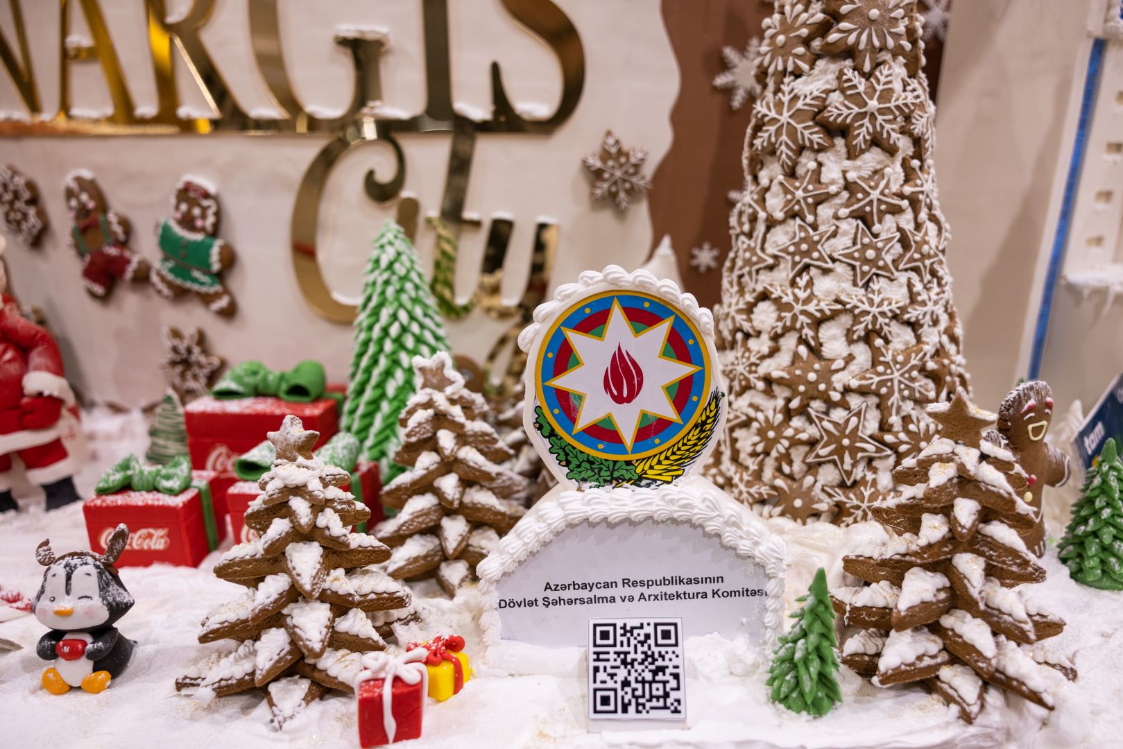 Состоялось официальное открытие NARGIS CITY -  инсталляция c более 100 кг пряничного теста (ВИДЕО, ФОТО)