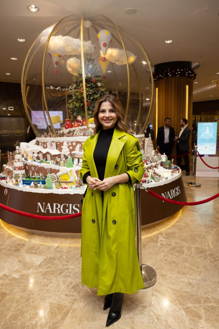 Состоялось официальное открытие NARGIS CITY -  инсталляция c более 100 кг пряничного теста (ВИДЕО, ФОТО)