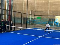 В Бакинском дворце водного спорта состоялось открытие корта для падельного тенниса (ФОТО)