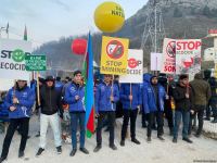 Акция протеста на Лачинской дороге продолжается – очередное разоблачение армянской лжи (ФОТО)