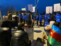 Акция протеста на Лачинской дороге продолжается – очередное разоблачение армянской лжи (ФОТО)