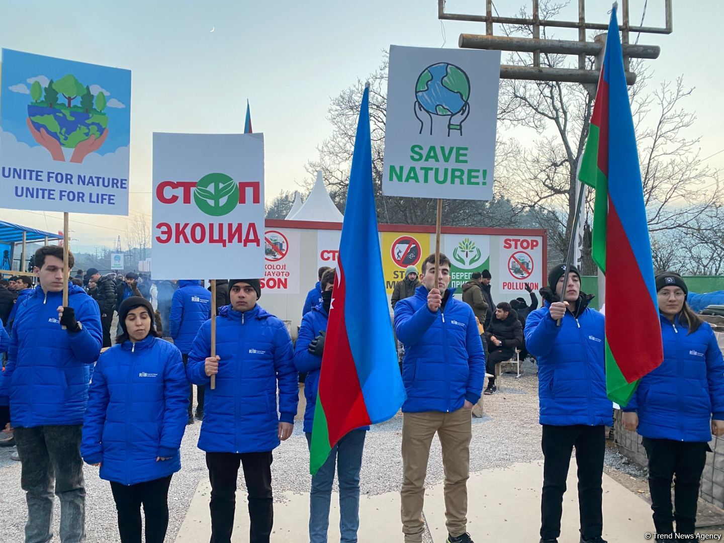 Акция протеста на Лачинской дороге продолжается – очередное разоблачение армянской лжи (ФОТО)