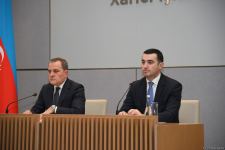 Глава МИД Азербайджана провел пресс-конференцию (ВИДЕО) (ФОТО)