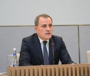 Глава МИД Азербайджана провел пресс-конференцию (ВИДЕО) (ФОТО)