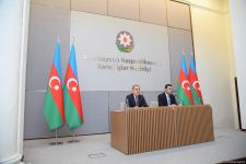 Глава МИД Азербайджана провел пресс-конференцию (ВИДЕО) (ФОТО)