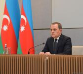 Глава МИД Азербайджана провел пресс-конференцию (ВИДЕО) (ФОТО)