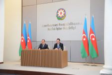 Глава МИД Азербайджана провел пресс-конференцию (ВИДЕО) (ФОТО)