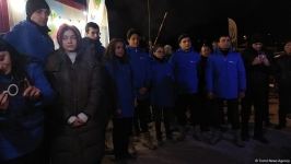 Для участников акции на Лачинской дороге организован концерт (ФОТО/ВИДЕО)