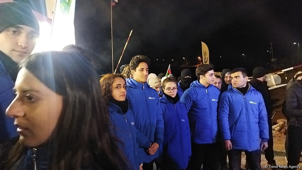 Для участников акции на Лачинской дороге организован концерт (ФОТО/ВИДЕО)