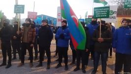 Двадцать четвертый день акции протеста на Лачинской дороге (ФОТО)