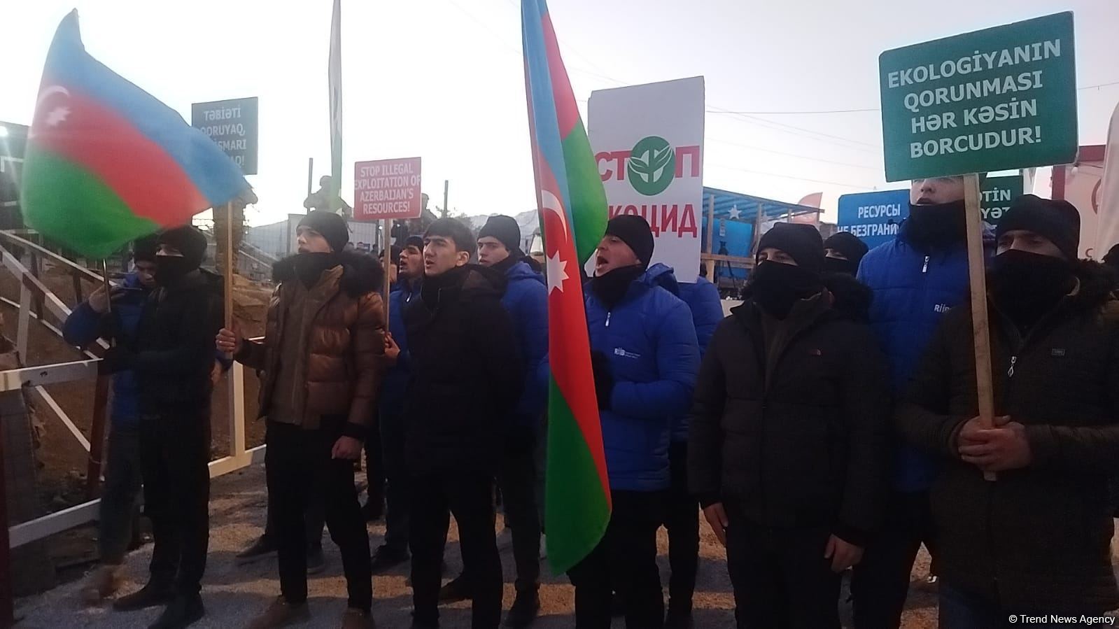 Двадцать четвертый день акции протеста на Лачинской дороге (ФОТО)