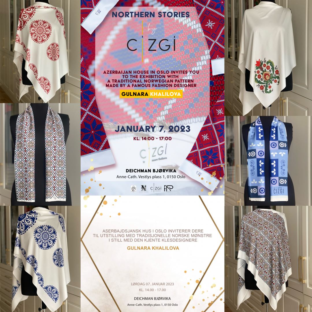 В Осло откроется экспозиция ручных работ Гюльнары Халиловой с орнаментами Норвегии и Карабаха (ФОТО)