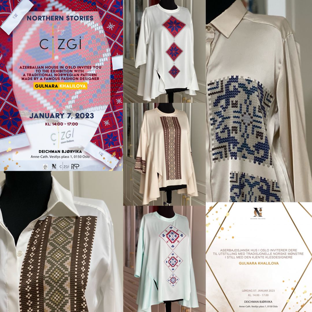 В Осло откроется экспозиция ручных работ Гюльнары Халиловой с орнаментами Норвегии и Карабаха (ФОТО)