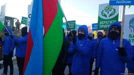 Продолжается мирная акция протеста на Лачинской дороге (ФОТО)