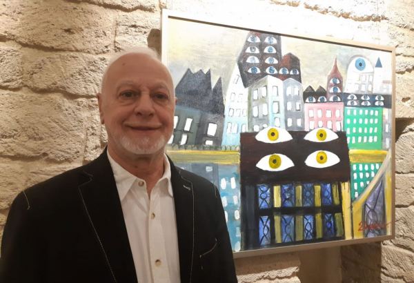 О джазе красками на холсте – Эльдар Гурбанов работает над серией картин к Baku Jazz Festival 2023