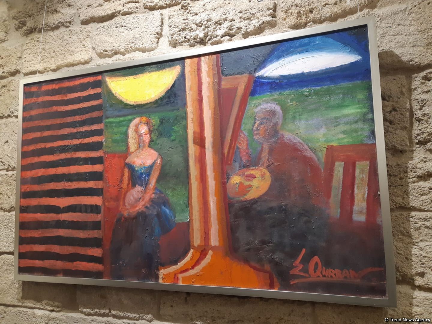 Эмоции и символизм - необычный формат персональной выставки Эльдара Гурбанова (ФОТО)