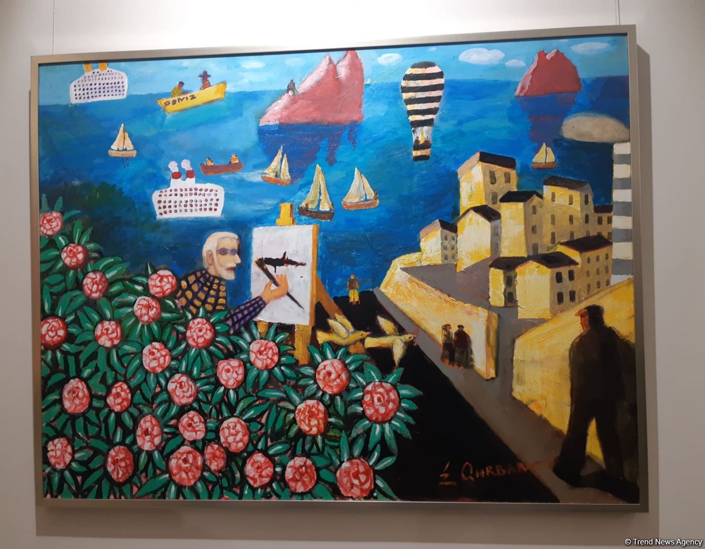 Эмоции и символизм - необычный формат персональной выставки Эльдара Гурбанова (ФОТО)