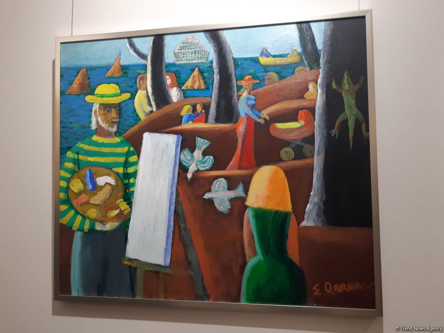 Эмоции и символизм - необычный формат персональной выставки Эльдара Гурбанова (ФОТО)