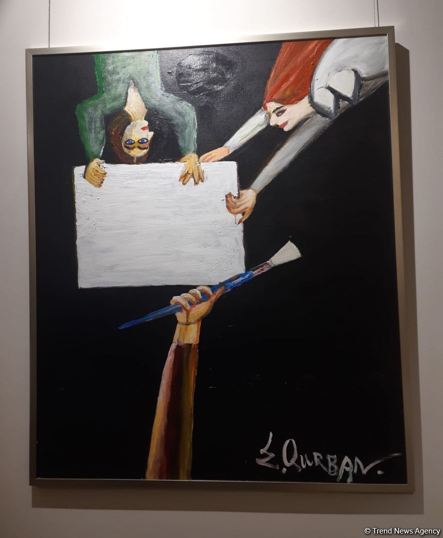 Эмоции и символизм - необычный формат персональной выставки Эльдара Гурбанова (ФОТО)