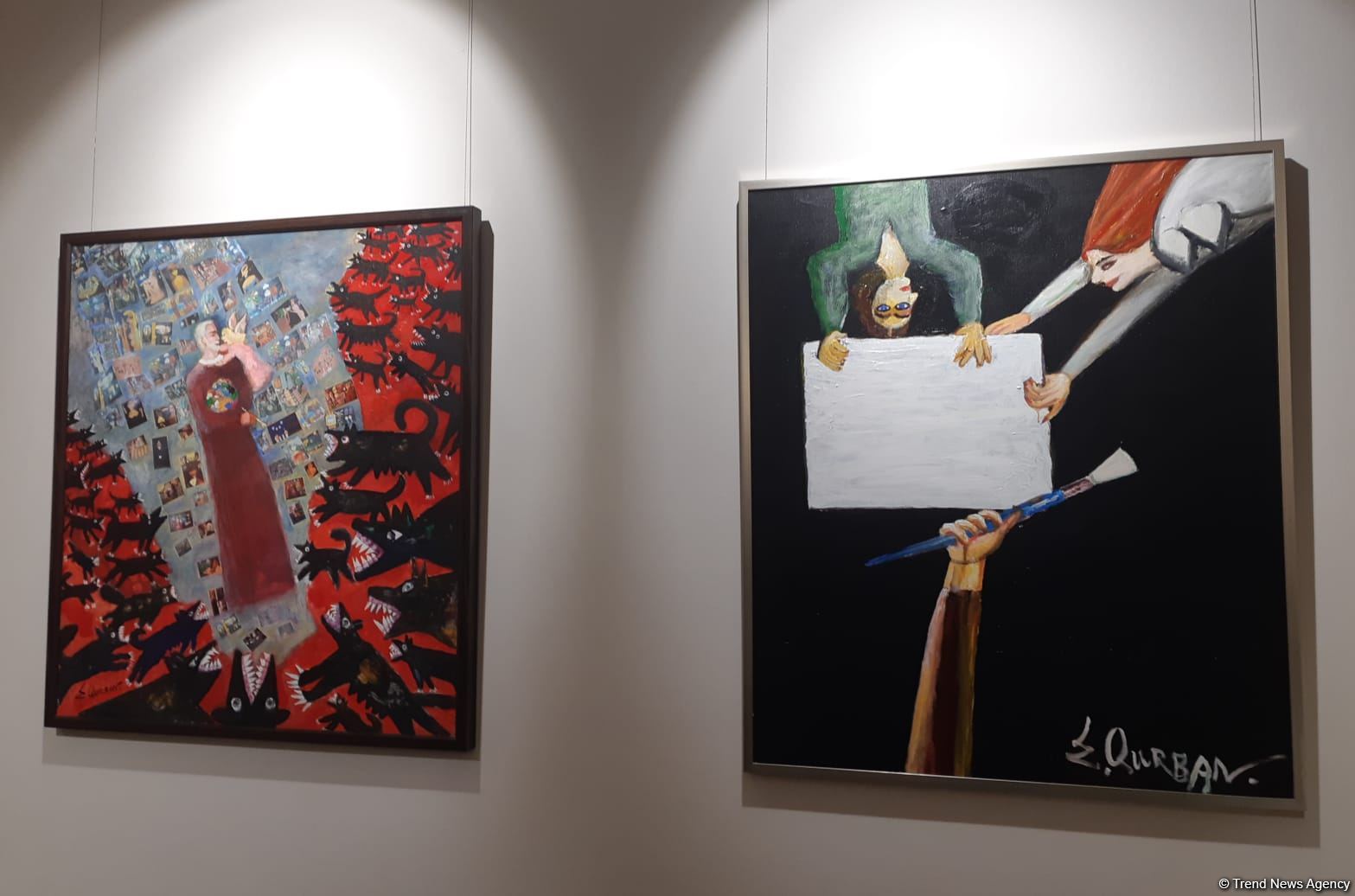 Эмоции и символизм - необычный формат персональной выставки Эльдара Гурбанова (ФОТО)