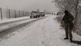 По Лачинской дороге беспрепятственно проехали автомобили МККК (ФОТО)