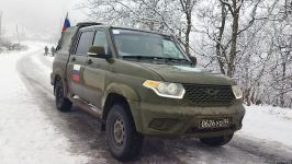 По Лачинской дороге беспрепятственно проехал автомобиль РМК (ФОТО)