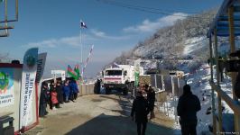 По Лачинской дороге беспрепятственно проехали шесть транспортных средств РМК (ФОТО/ВИДЕО)