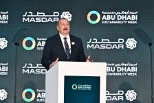 Президент Ильхам Алиев принял участие в церемонии открытия Недели устойчивого развития Абу-Даби (ФОТО/ВИДЕО)