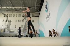 В Национальной гимнастической арене проходят учебно-тренировочные сборы спортсменок из Нахчывана и Зиря (ФОТО)